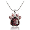 Cat paws & claws birthstone pendant - Empress Dresses