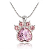 Cat paws & claws birthstone pendant - Empress Dresses