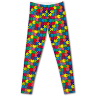 Puzzle pieces autism awareness super soft leggings - Empress Dresses