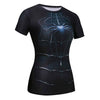 Spiderman black compression shirt - Empress Dresses