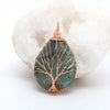 Natural Quartz Stone Pendants Handmade Tree - Empress Dresses