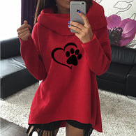 Heart paw sweatshirts - Empress Dresses