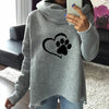 Heart paw sweatshirts - Empress Dresses