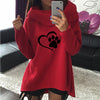 Heart paw sweatshirts - Empress Dresses